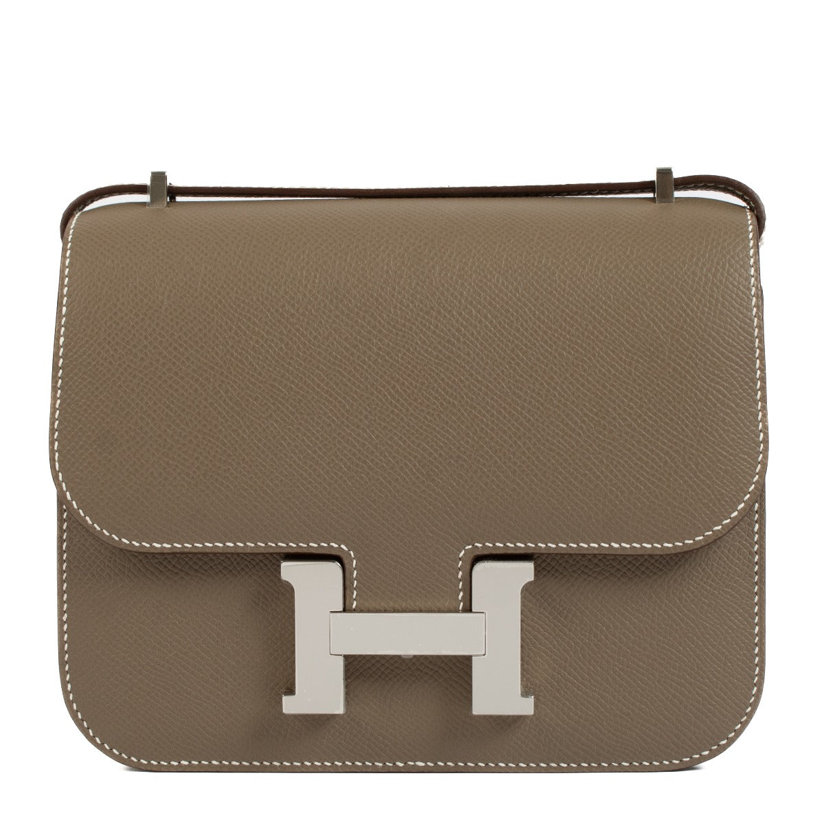 Shop authentic second hand brand new store fresh Hermès Constance Mini 18 Etoupe on www.labellov.com