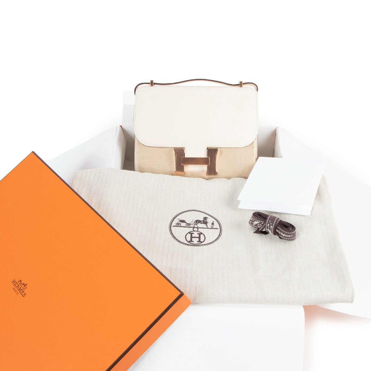 Hermès Constance 18 Mini Nata Swift Rose Gold Hardware