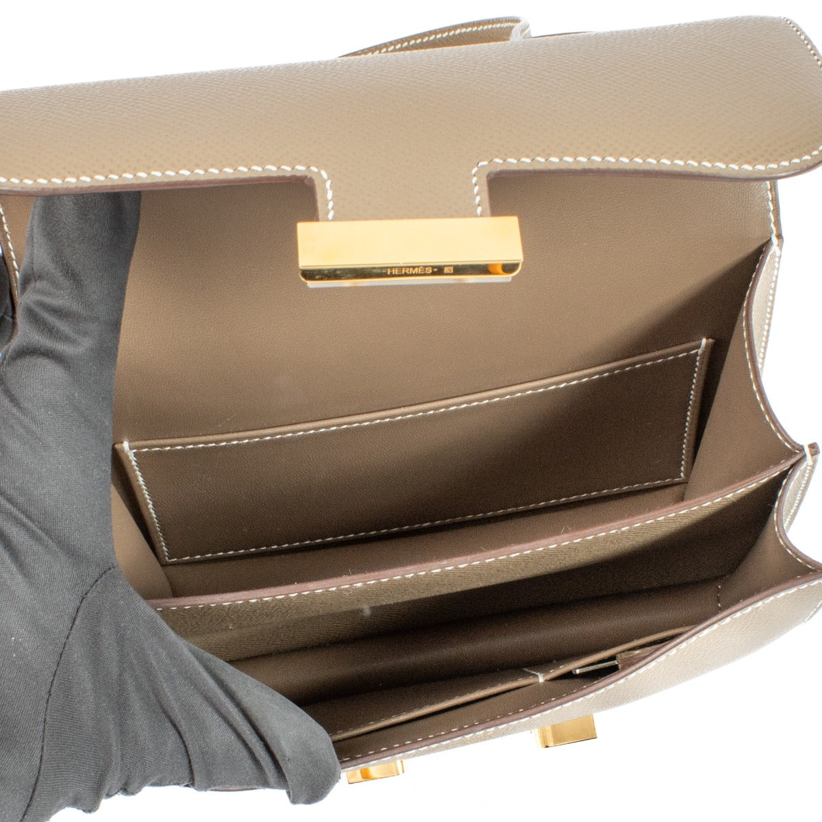 Hermès Constance Mini Etoupe Epsom GHW