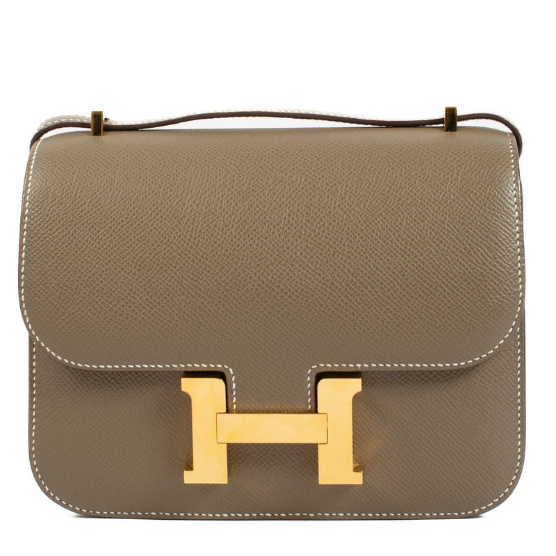 Hermès Constance Mini Etoupe Epsom PHW