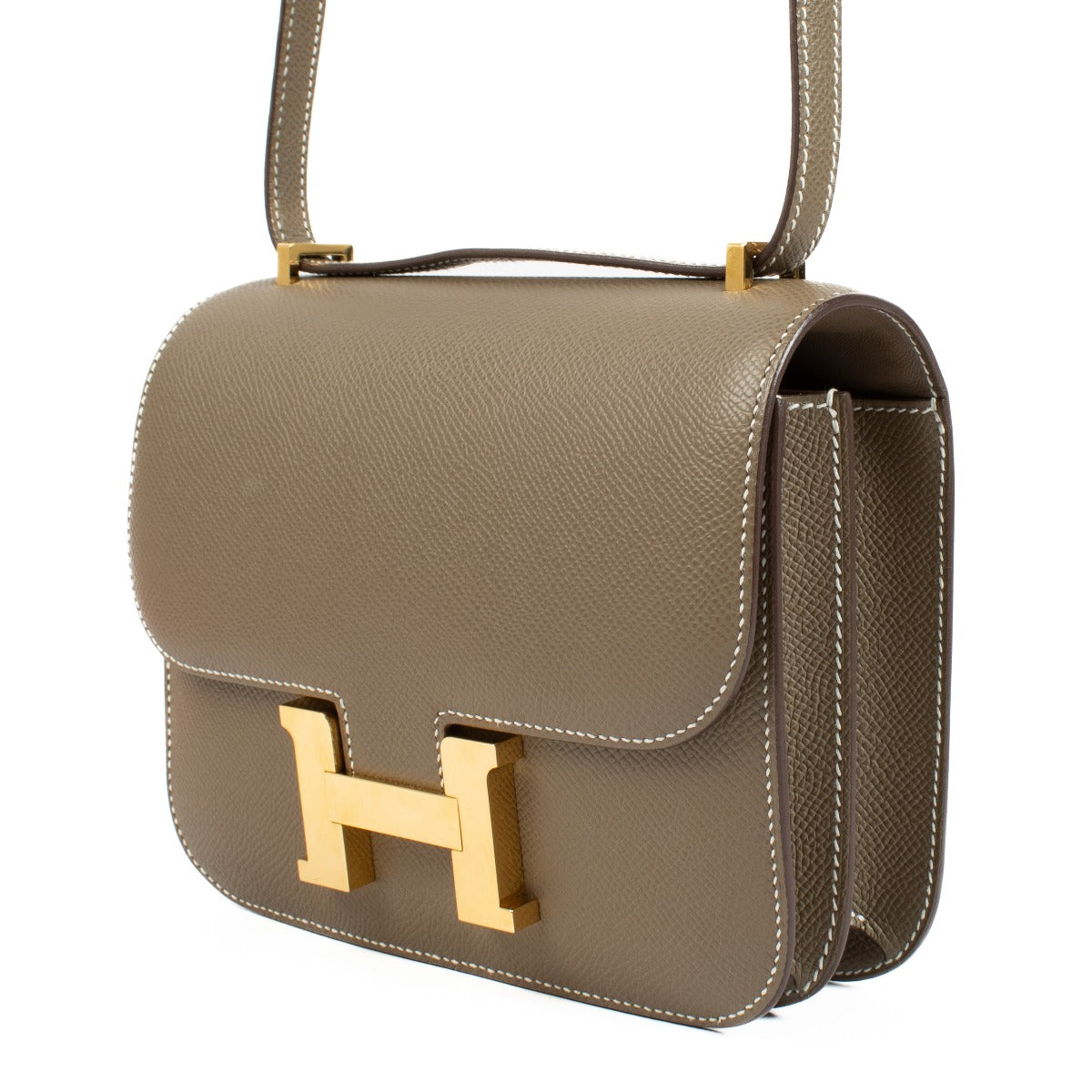Hermès Constance Mini Etoupe Epsom GHW