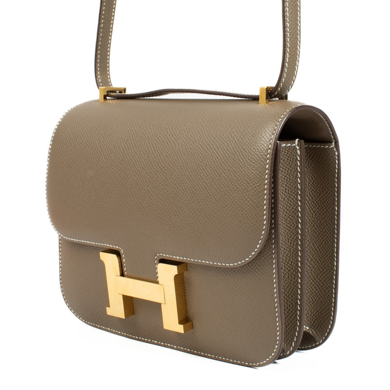 Hermès Constance Mini Etoupe Epsom GHW