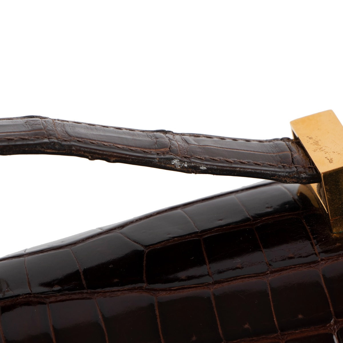 achetez seconde main Hermès Constance Crocodile chez labellov