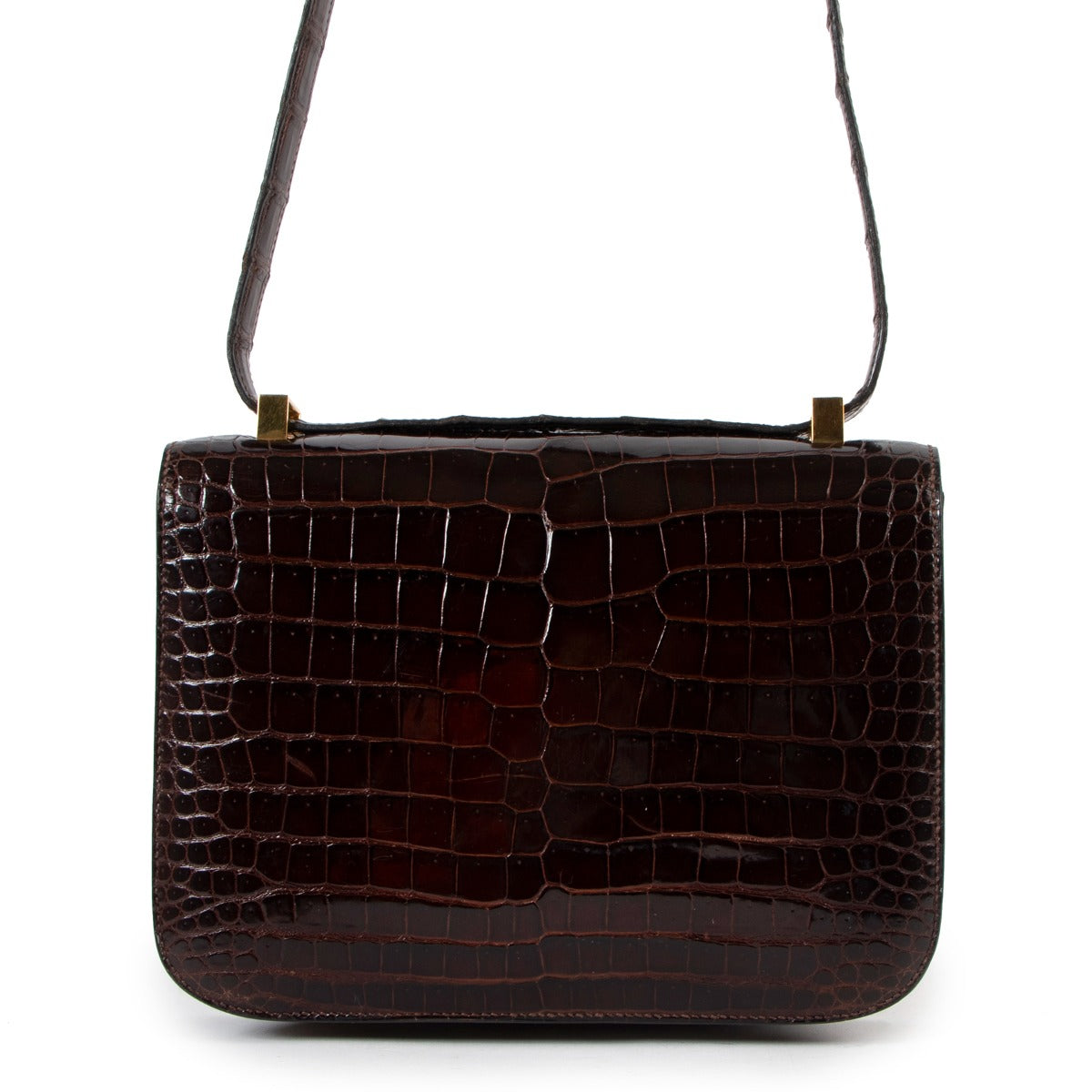 achetez seconde main Hermès Constance Crocodile chez labellov