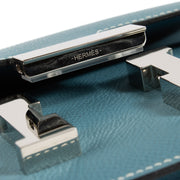 Authentic brand new Hermès Constance Mini New Bleu Jean Epsom on www.labellov.com