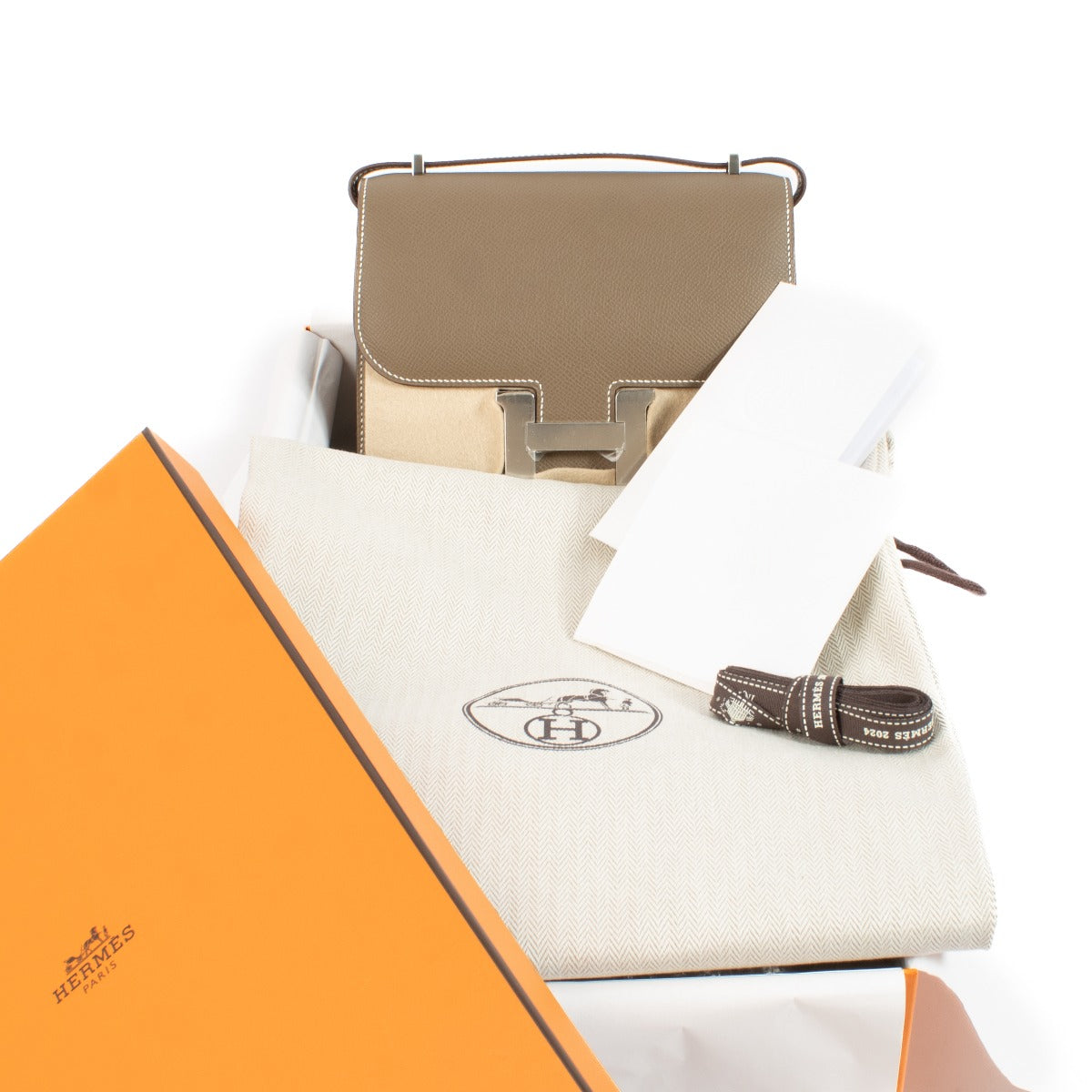 Hermès Constance Mini Etoupe Epsom PHW