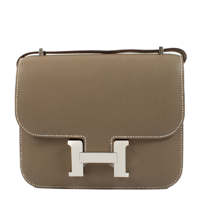 Hermès Constance Mini Etoupe Epsom PHW