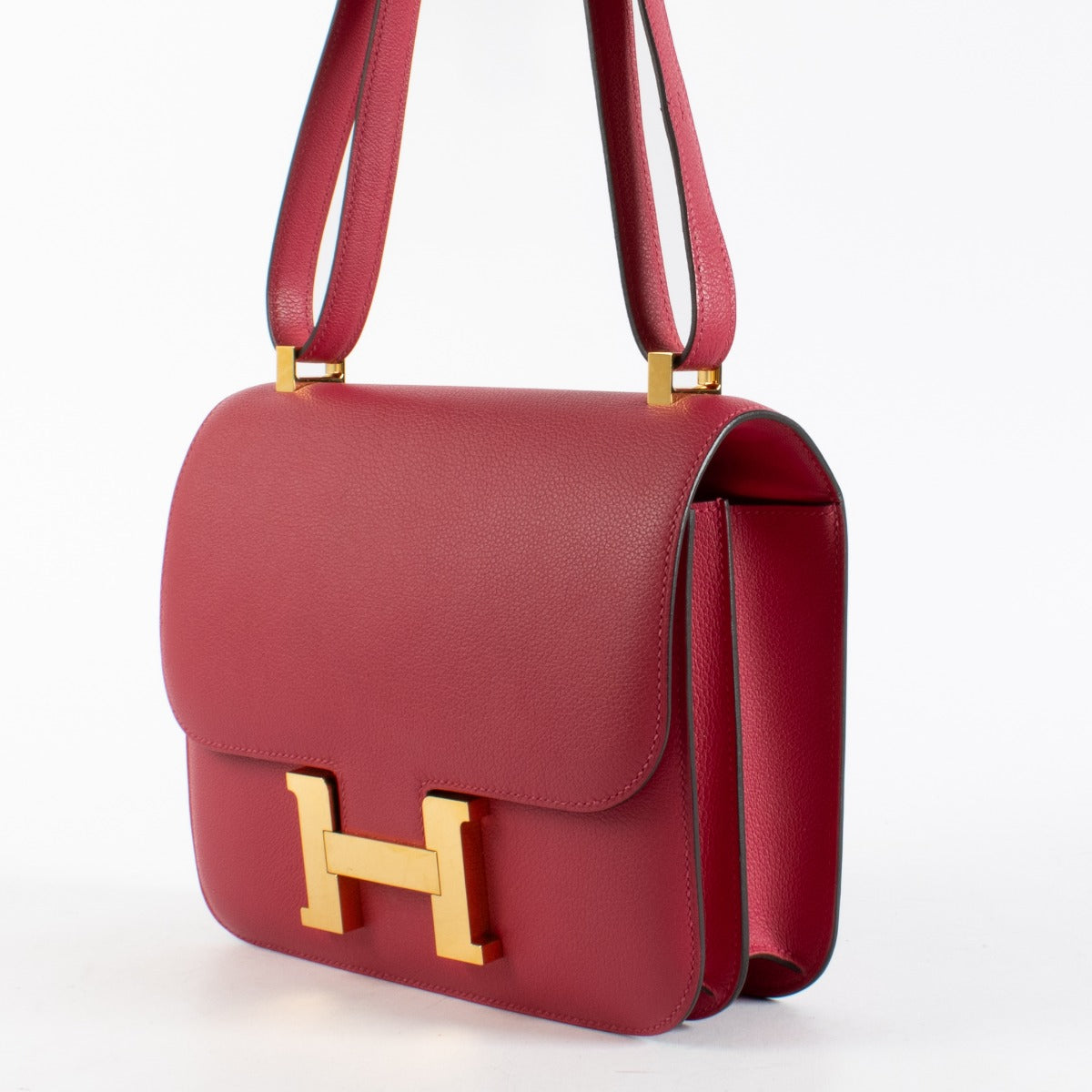 Hermès Constance 24 Rose Mexico Evercolor GHW