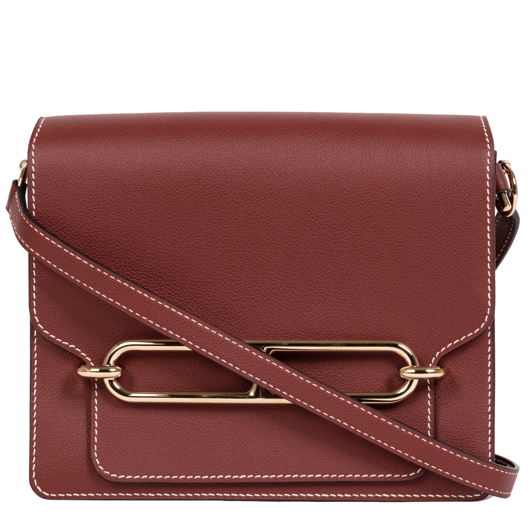 Hermès Roulis veau Evercolor Rouge H kopen en verkopen aan de beste prijs bij Labellov
