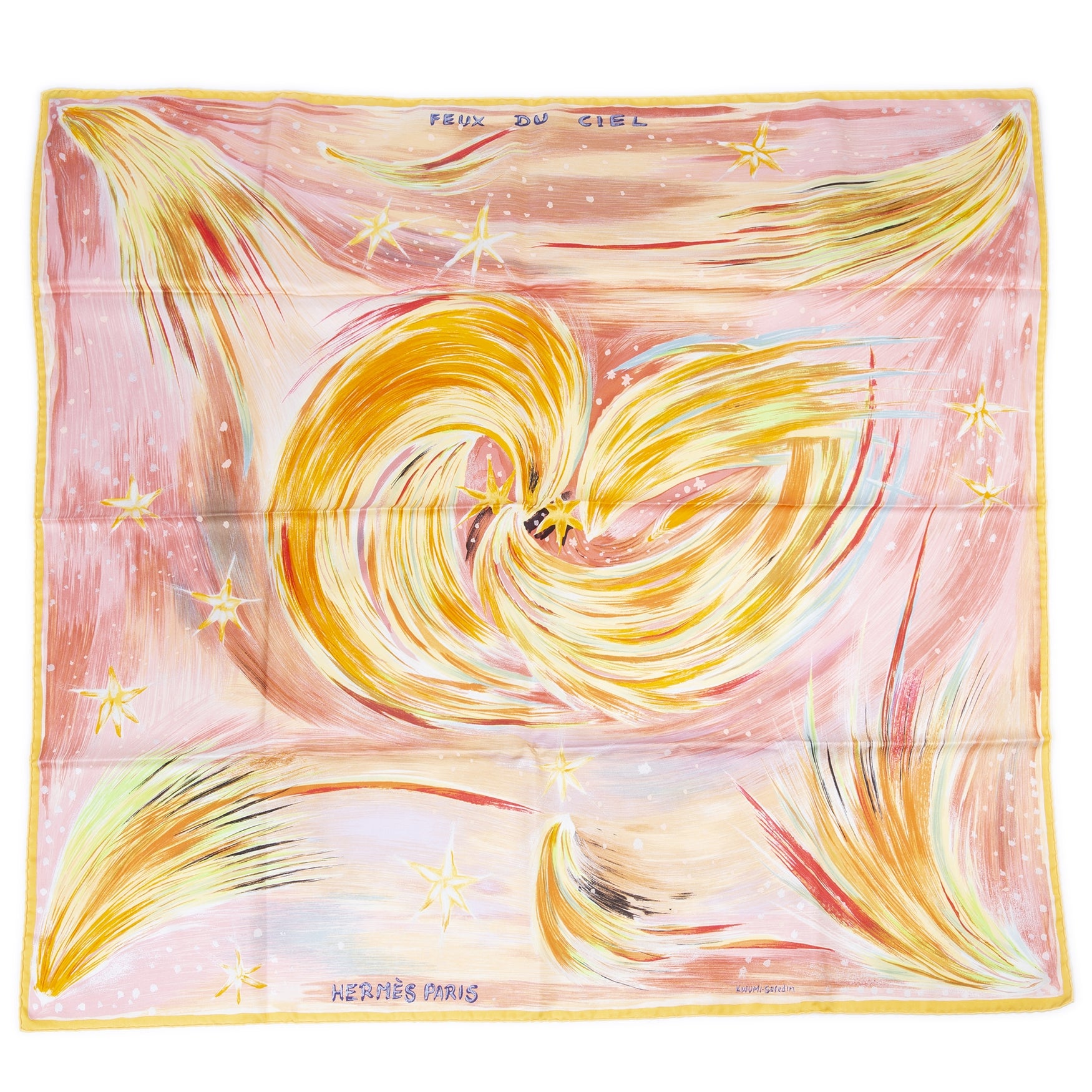 buy Hermès Carré Silk Scarf 'Feux Du Ciel' at labellov for the best price