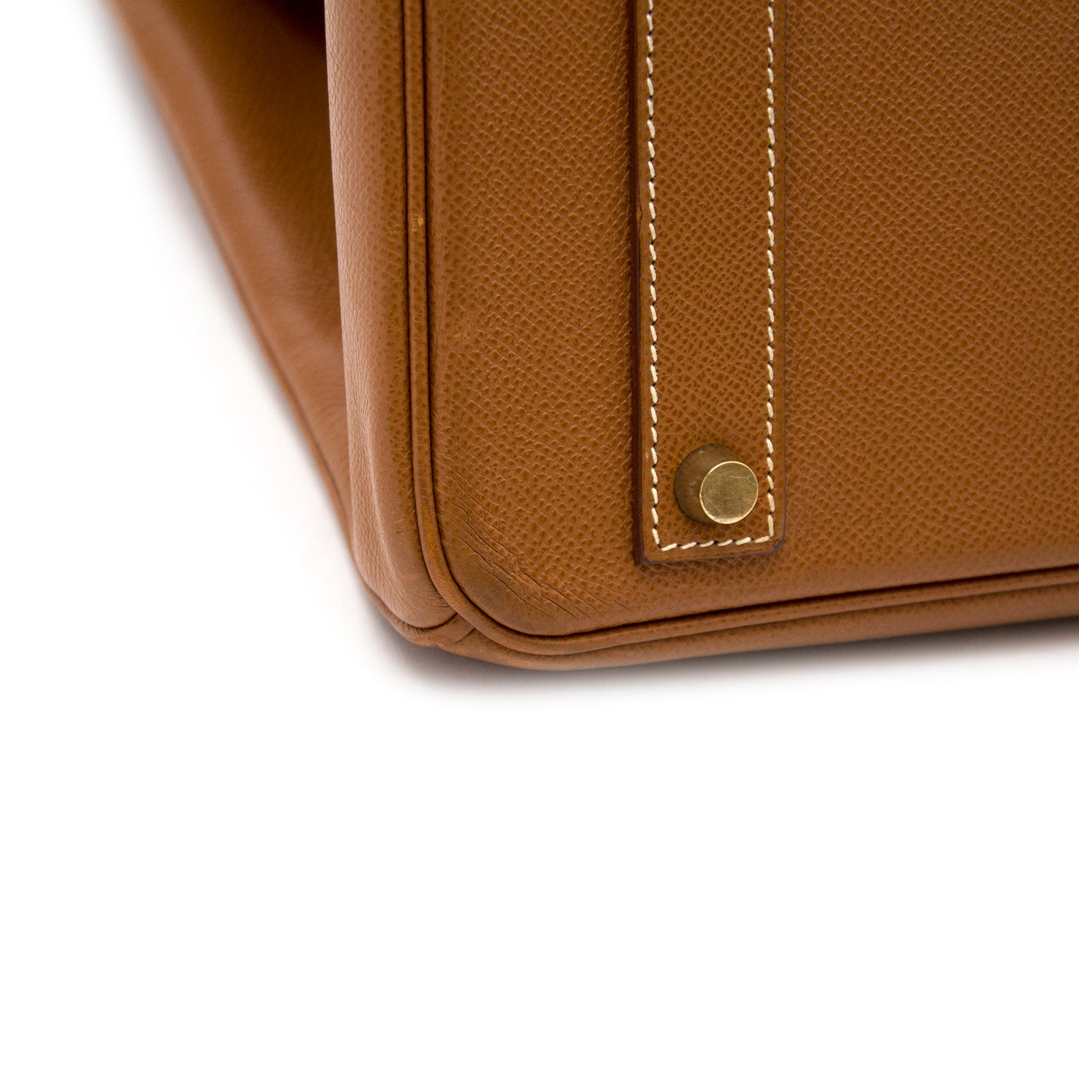 real real desiner luxury 100% authenic Hermes Birkin 40 Gold Hermes Veau Grain Lisse GHW for the best price