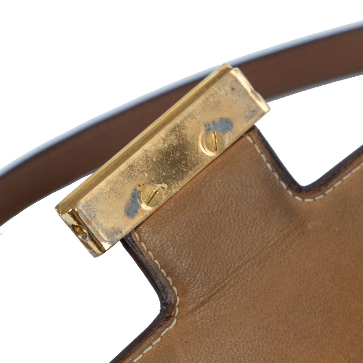 Hermès Vintage Constance 23 Gold Courchevel Gold Hardware