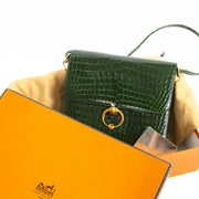 Hermès Green Croco Séquana Bag