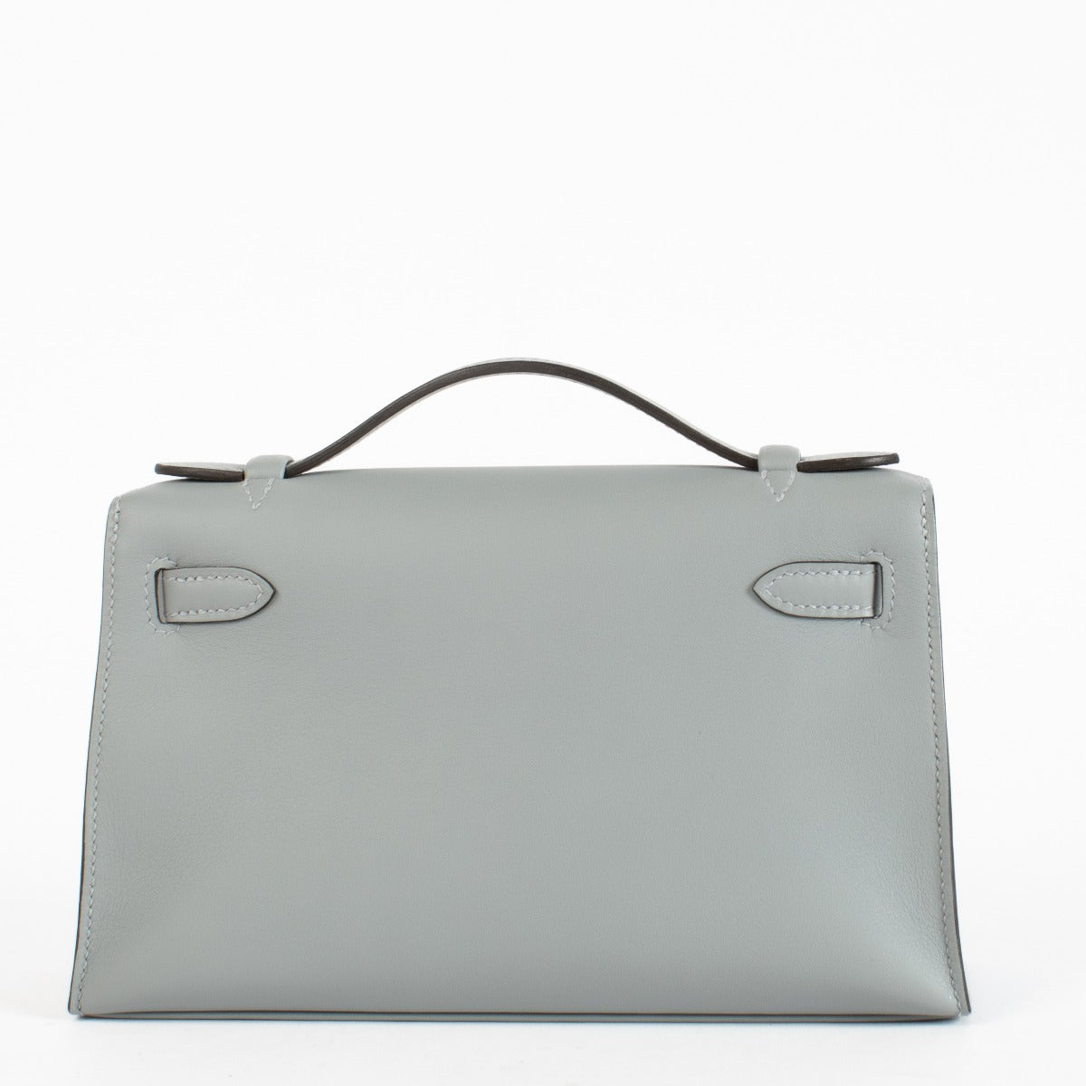 Hermès Kelly Mini Pochette Gris Pantin Swift PHW