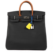 Hermès Birkin HAC 40 Black&Gold&Blue Royale&Lime Togo PHW