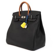 Hermès Birkin HAC 40 Black&Gold&Blue Royale&Lime Togo PHW