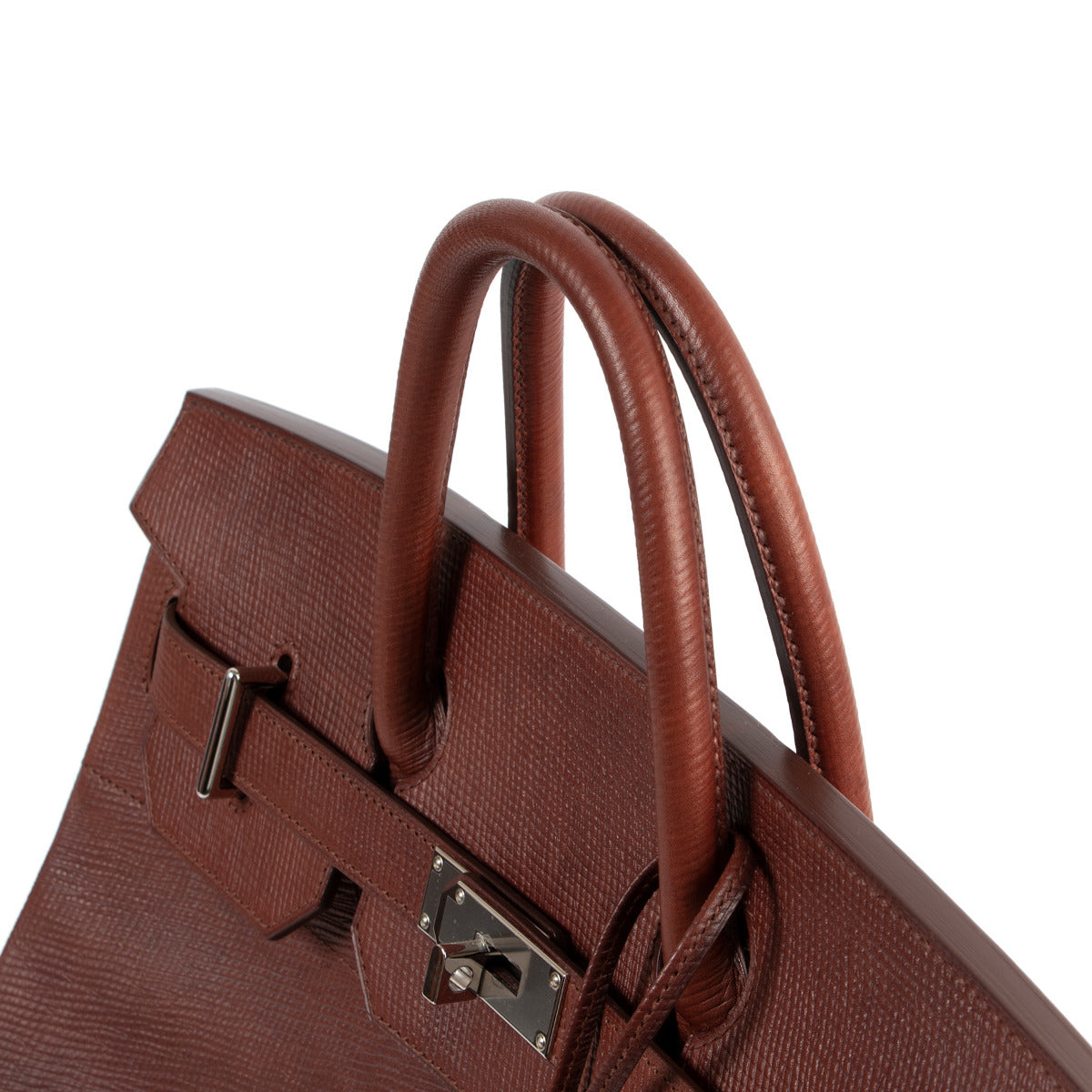 Hermès HAC Haut A Courroies 40 Cuir Volynka Terre PHW