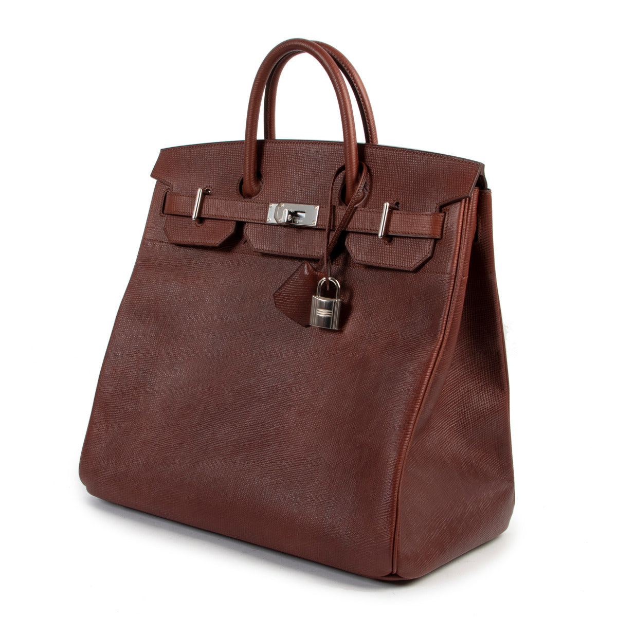 Hermès HAC Haut A Courroies 40 Cuir Volynka Terre PHW