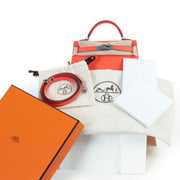 Hermès Kelly Mini Sellier Veau Epsom Rose Texas PHW for the best price at Labellov