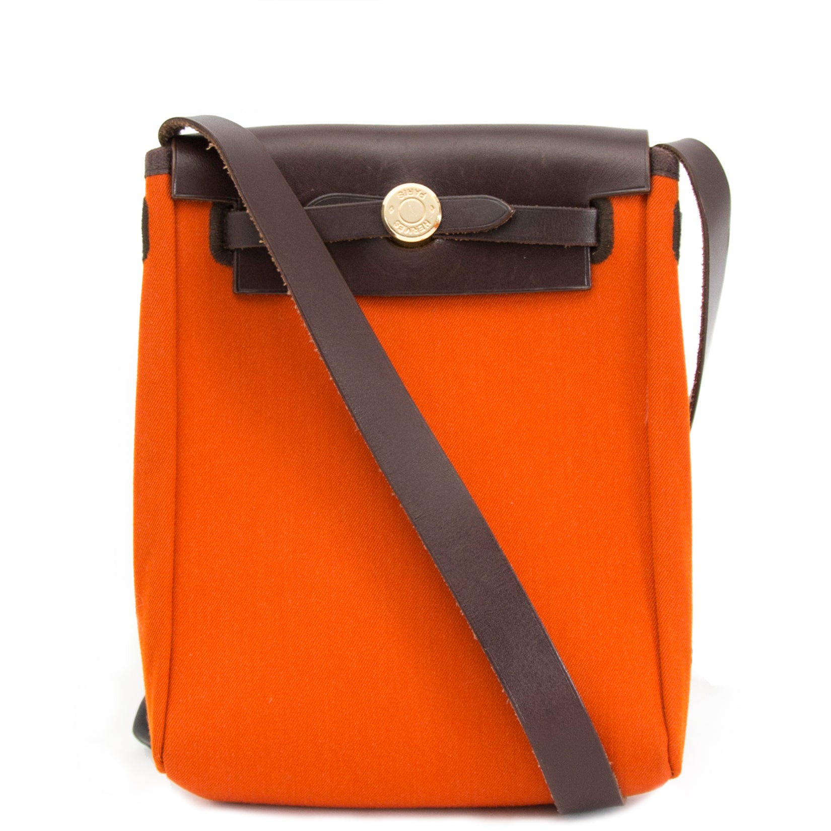 Hermès Orange & Red Mini Herbag