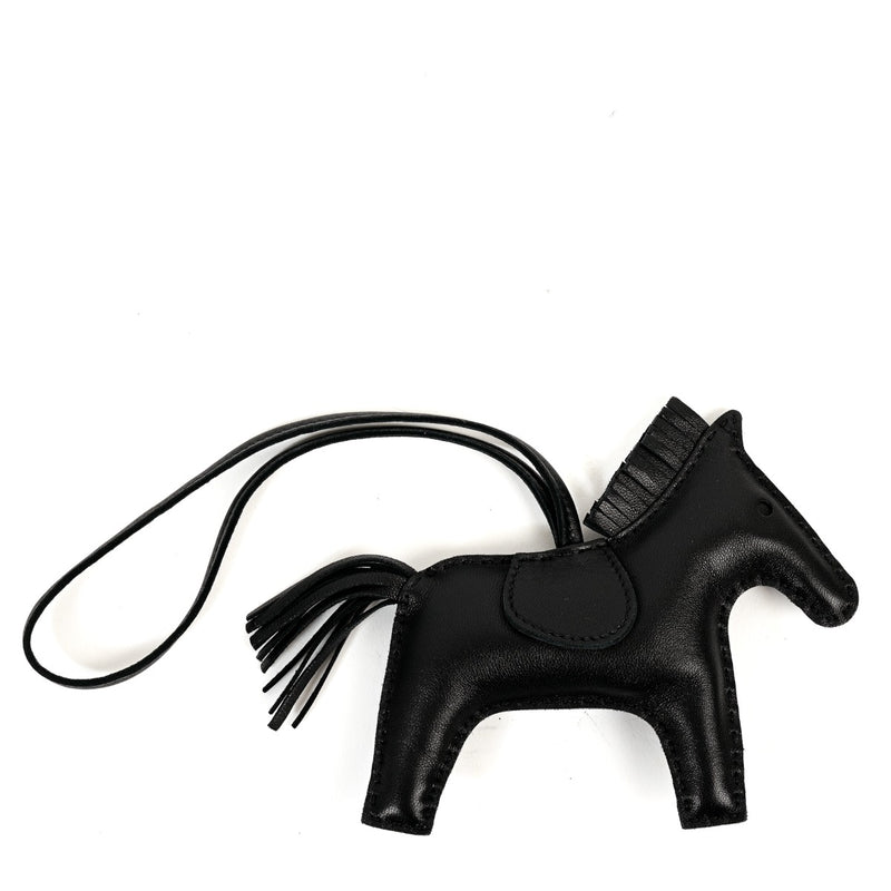 Hermès Rodeo MM So Black Milo Lambskin Bag Charm
