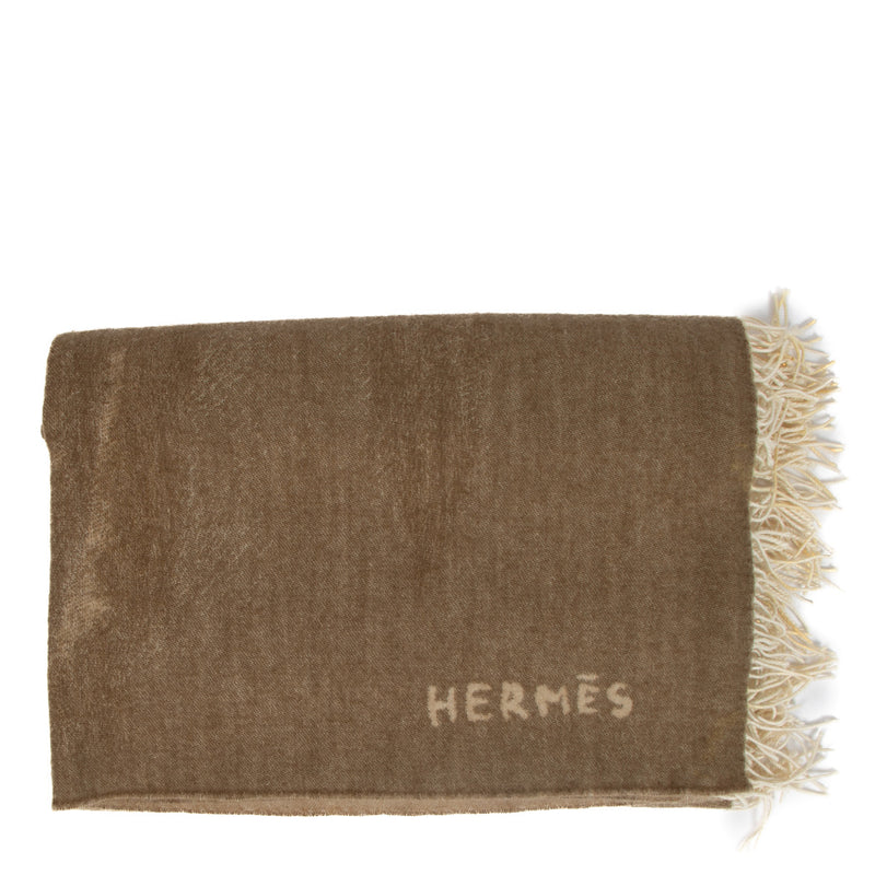 Hermès Cheval d'Attelage Cashmere Throw Blanket