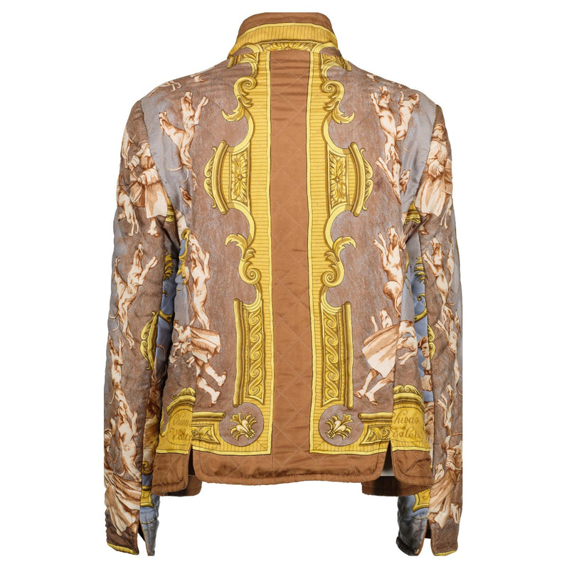 Hermès Chien et Valets Silk Quilted Jacket