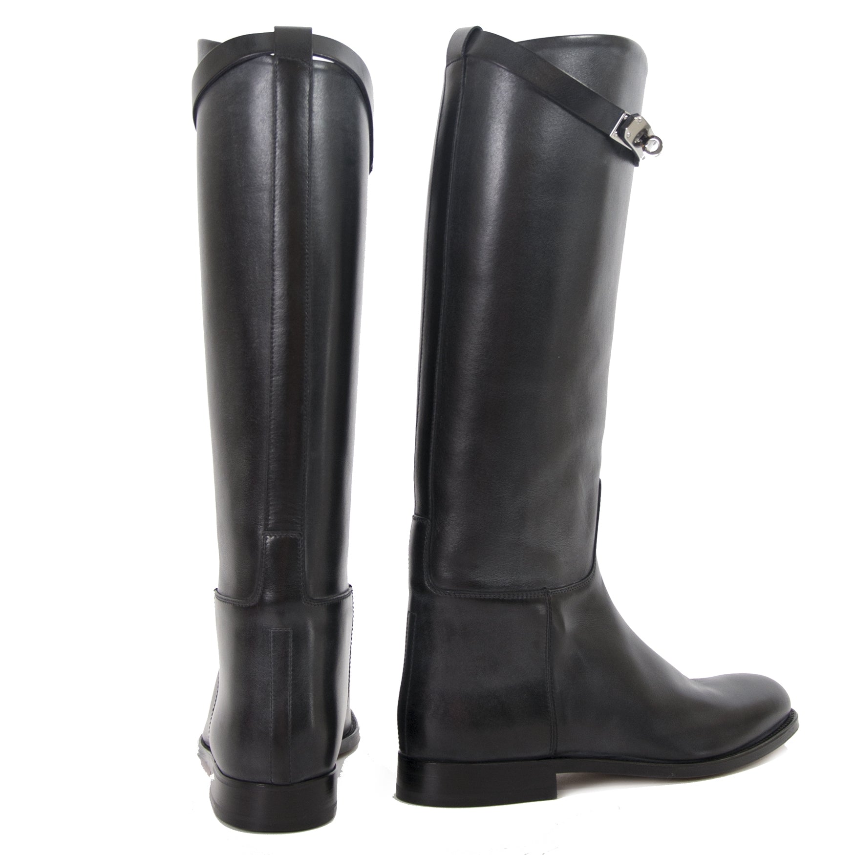 hermès zwarte jumping botten nu te koop bij labellov vintage mode webshop belgië