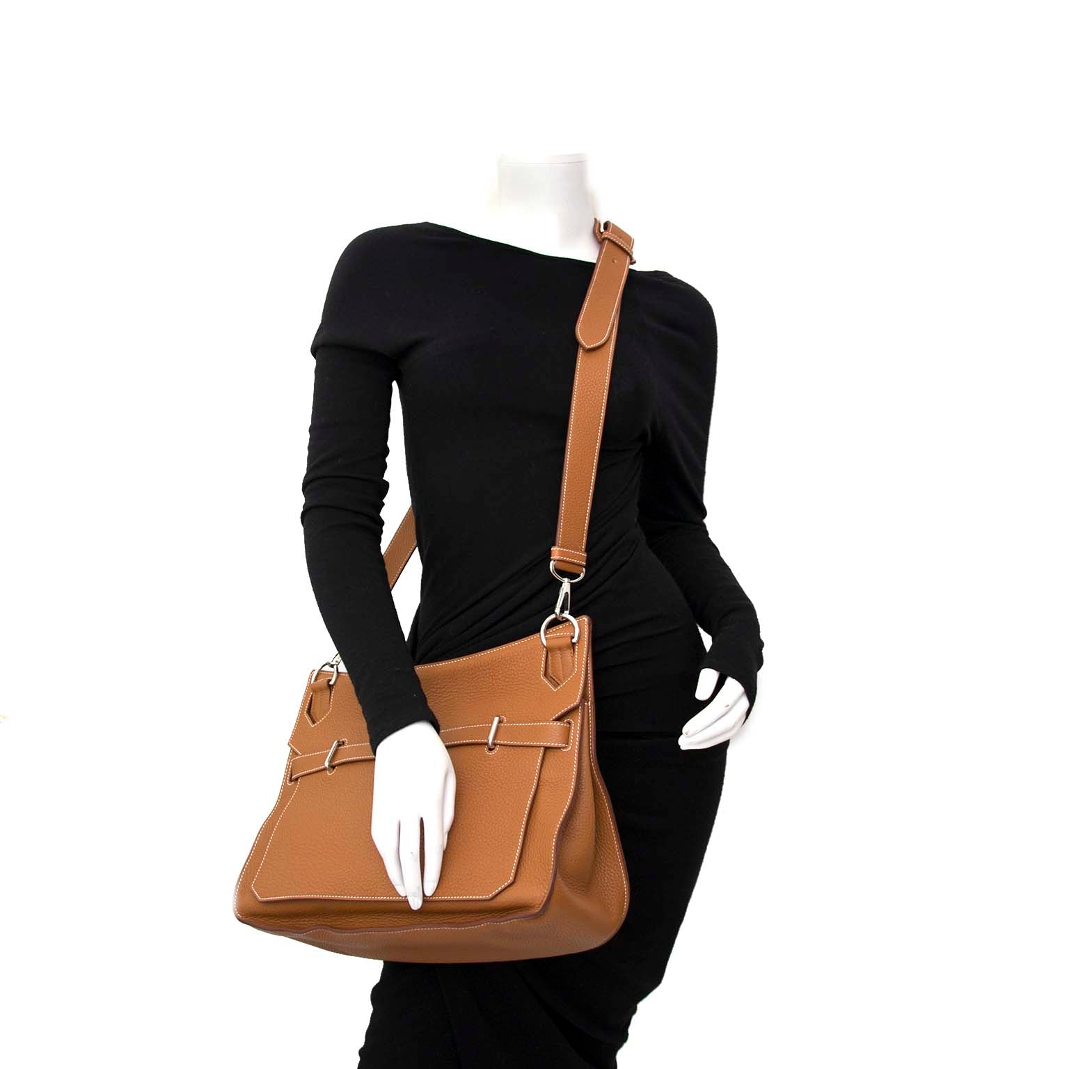 Hermès Jypsiere 37 Gold Clemence PHW