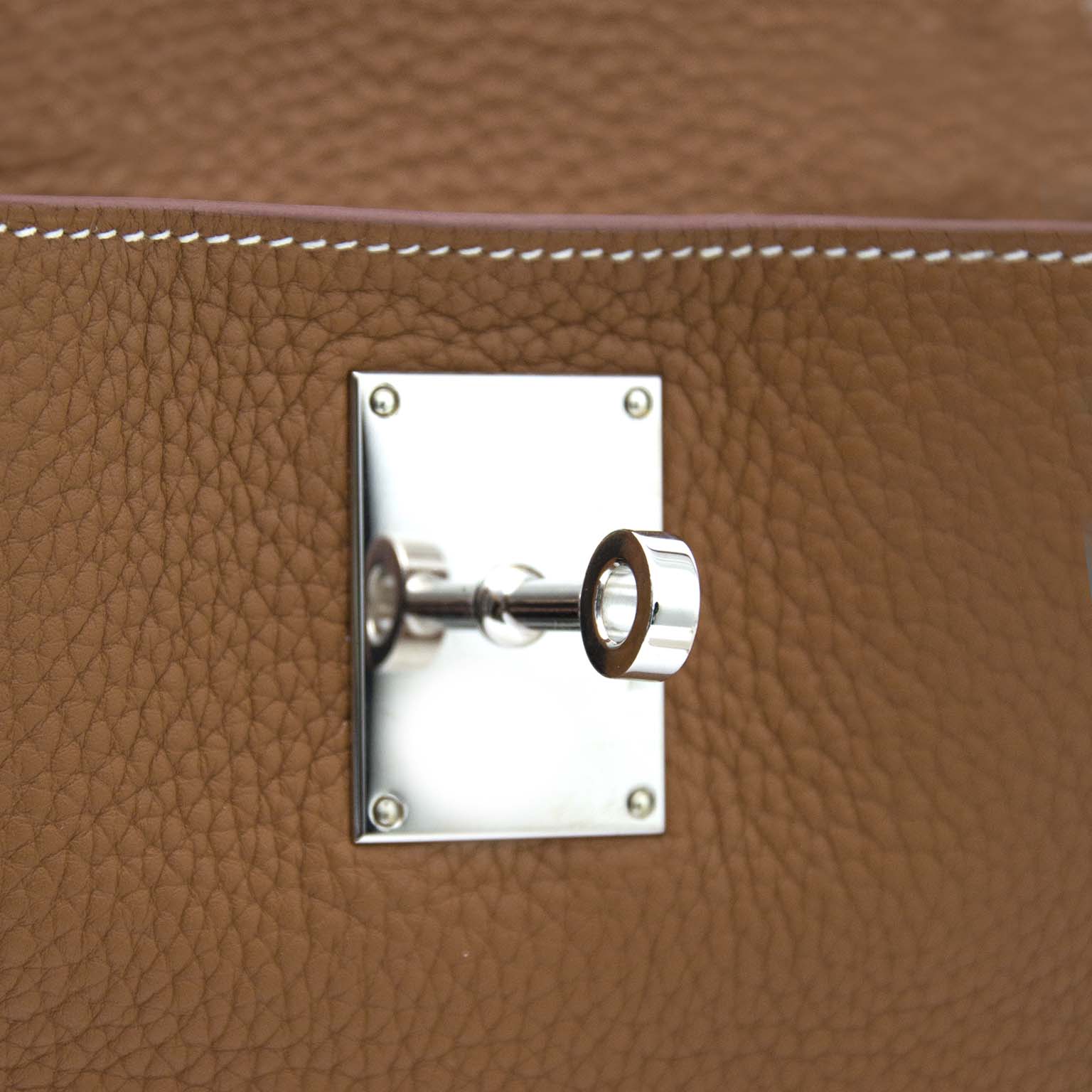 Hermès Jypsiere 37 Gold Clemence PHW