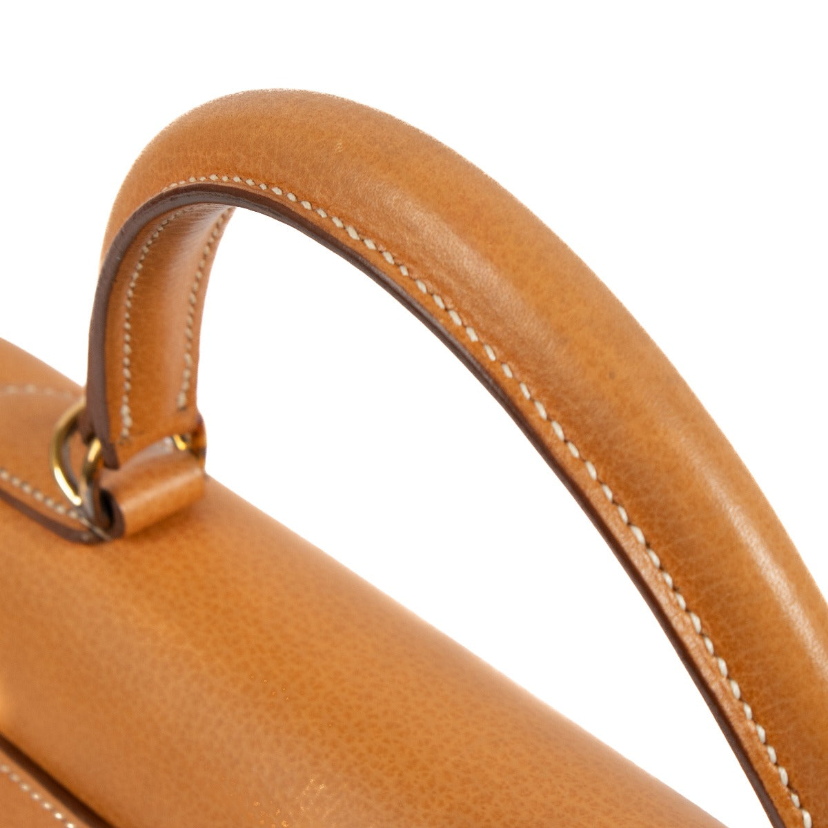 Hermès Kelly 32 Natural Sable Ardennes GHW