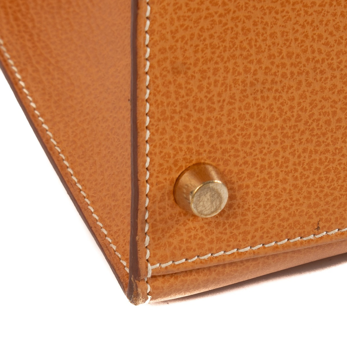 Hermès Kelly 32 Natural Sable Ardennes GHW