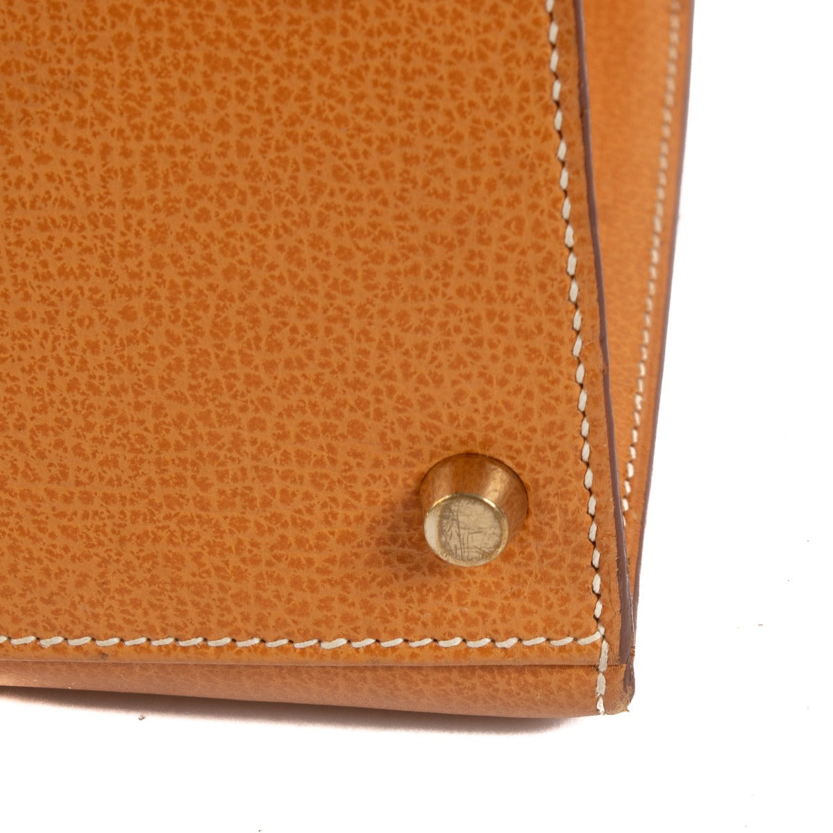 Hermès Kelly 32 Natural Sable Ardennes GHW