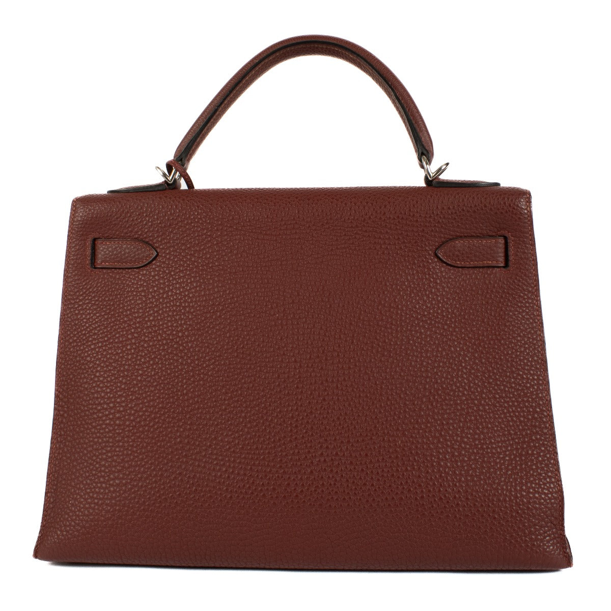 Hermès 2004 Kelly II Sellier 32 Rouge H Veau Togo PHW