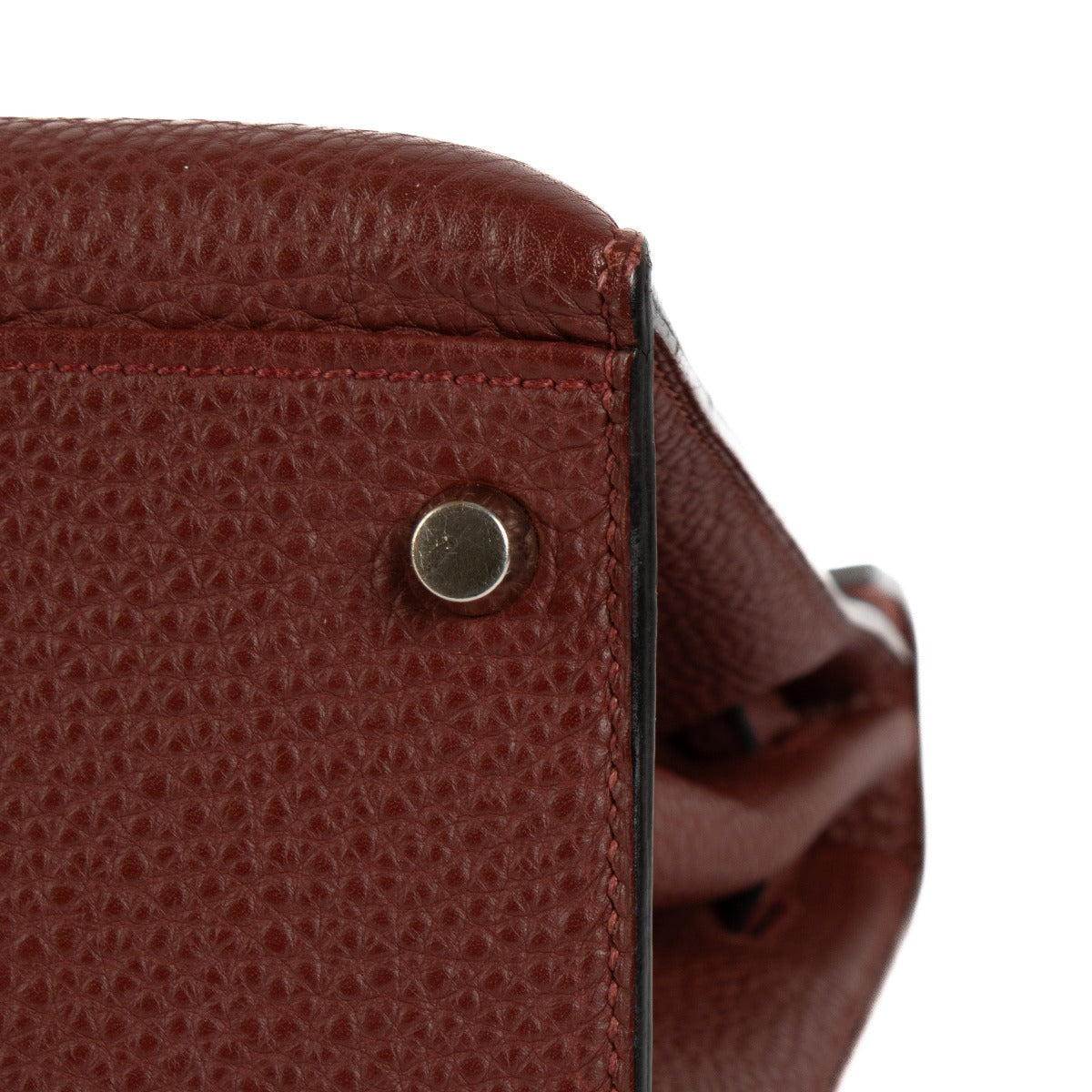 Hermès Kelly Sellier 32 Rouge H Togo PHW