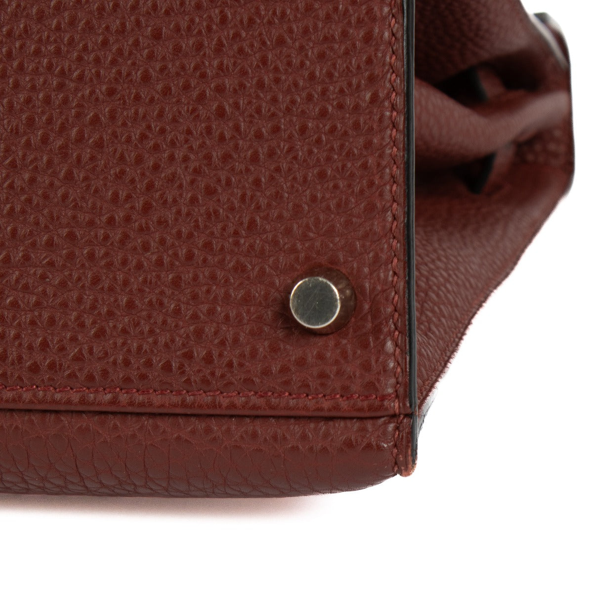 Hermès Kelly Sellier 32 Rouge H Togo PHW