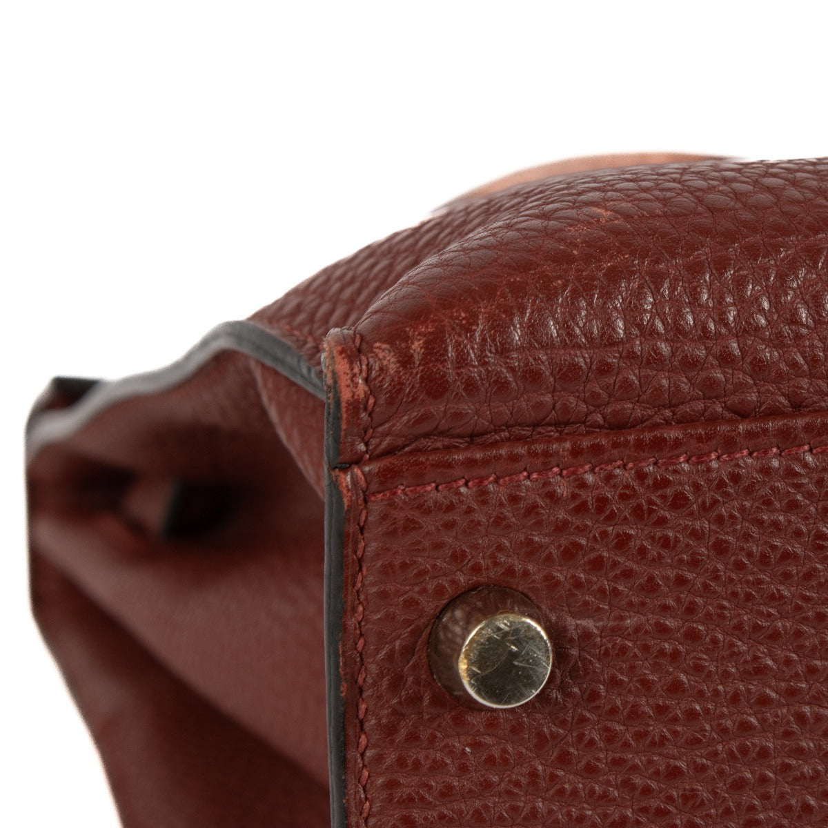 Hermès Kelly Sellier 32 Rouge H Togo PHW