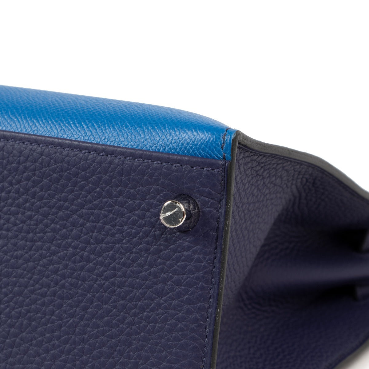 Designer vintage Hermès Limited Edition Kellygraphie Kelly 28 Sellier Letter E Palladium Hardware