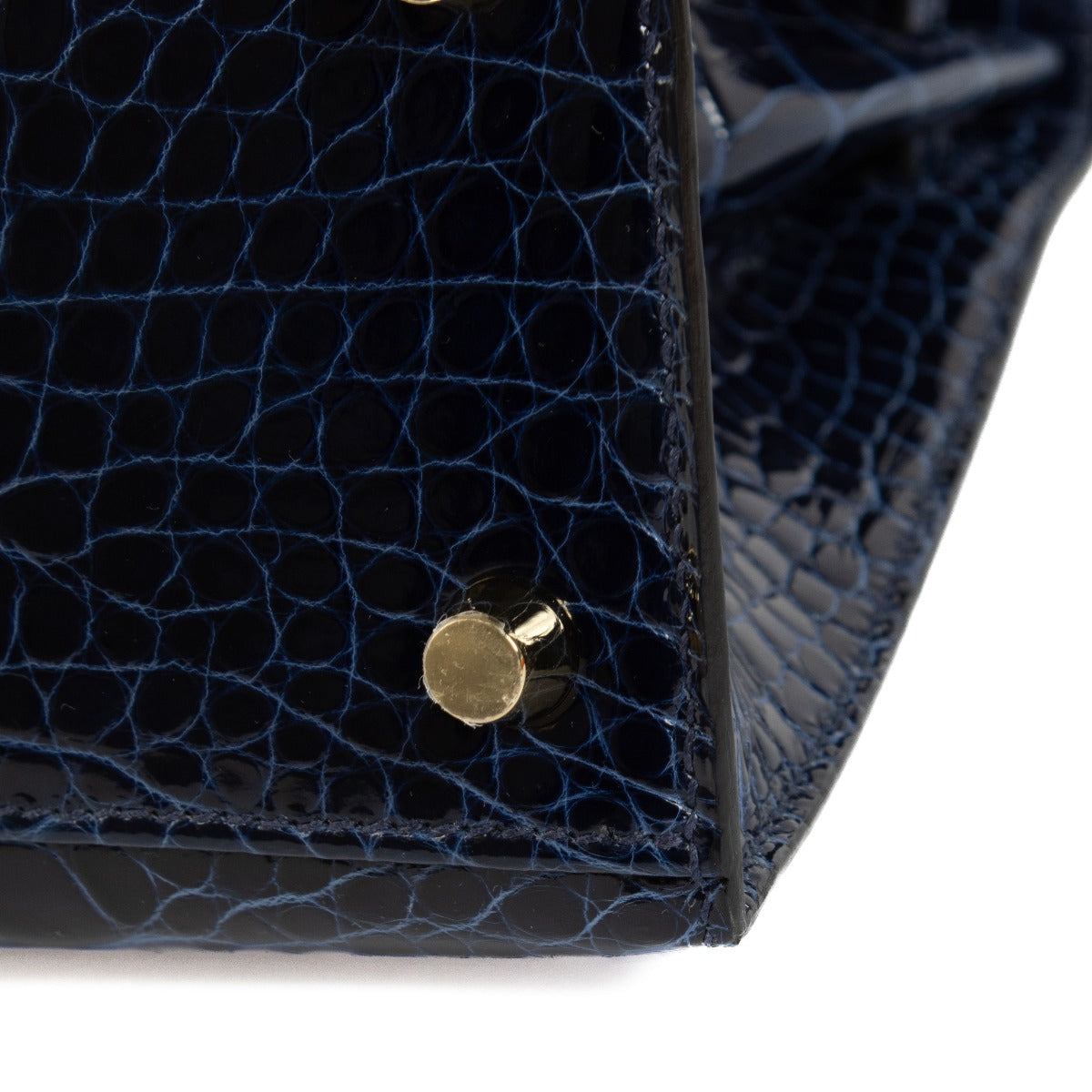 Hermès HSS Kelly 25 Bleu Saphir/Rose Extrême Shiny Alligator GHW