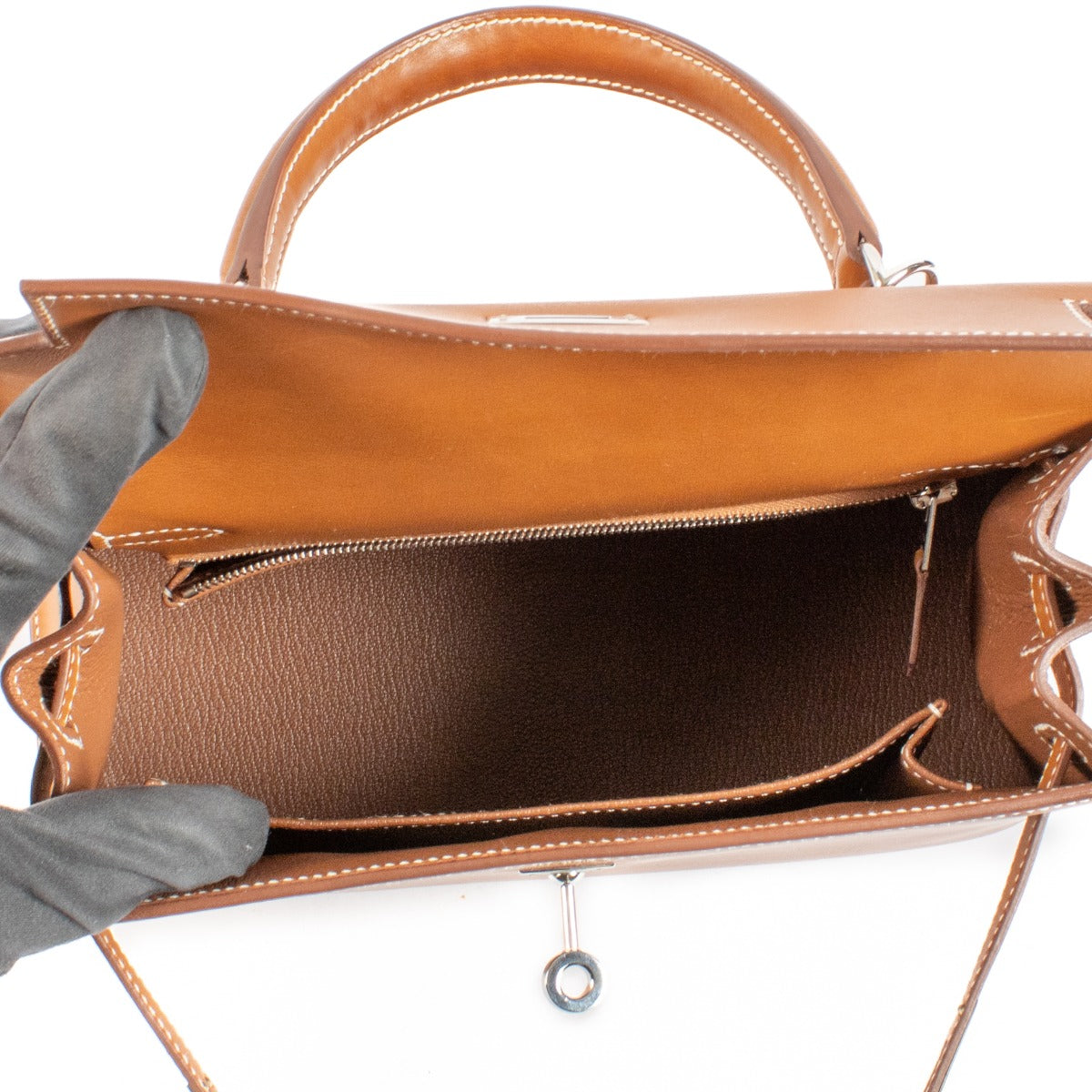 Hermès Kelly 25 Fauve Barenia Accastillage Palladium