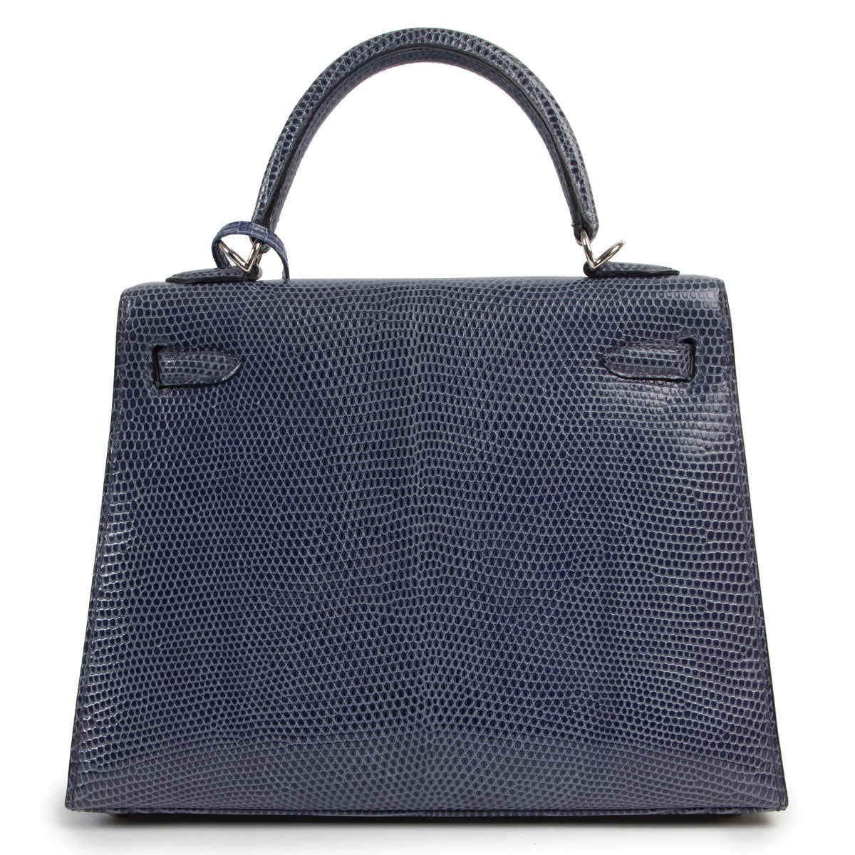 Hermès Blue Brighton Lizard Kelly 25 PHW