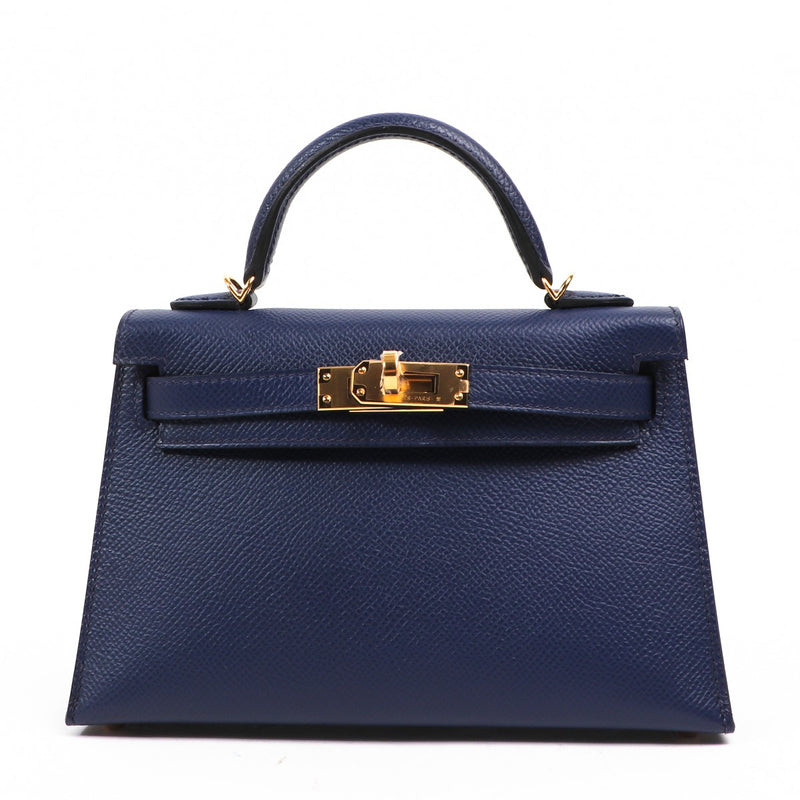 Hermes Mini Kelly 2 blue by Labellov