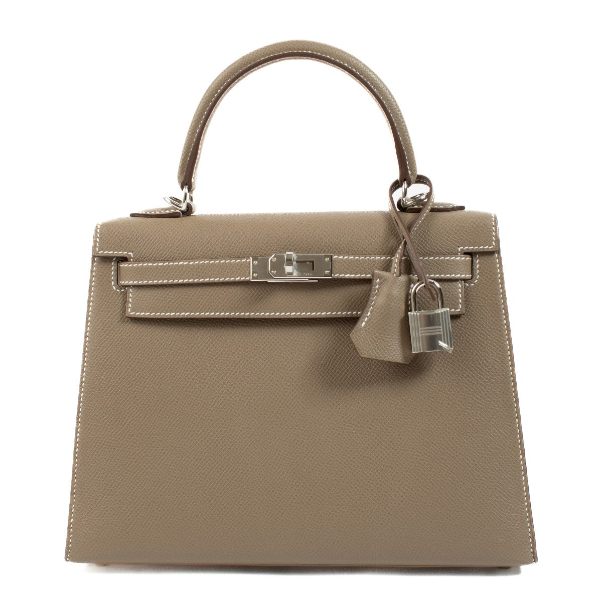 Hermès Kelly 25 Etoupe Epsom PHW