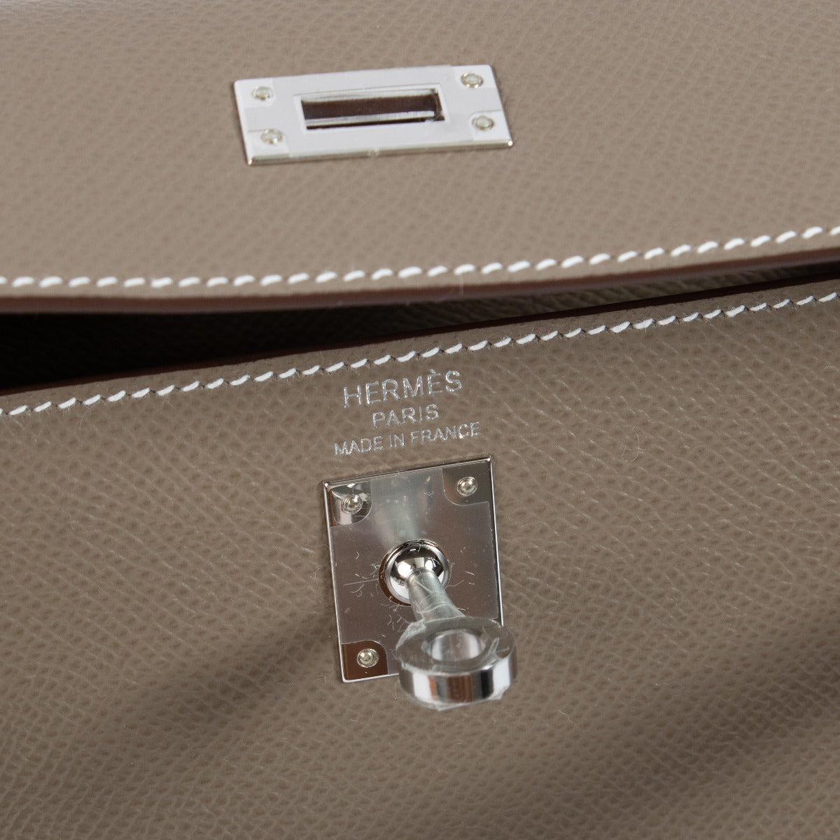 Hermès Kelly 25 Etoupe Epsom PHW