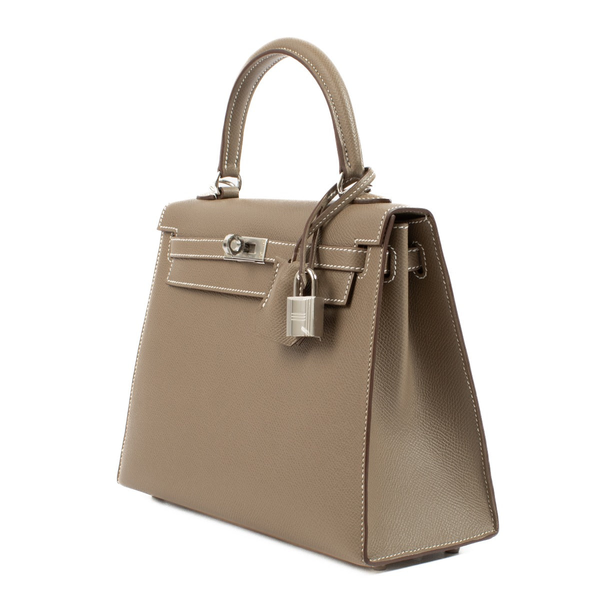 Hermès Kelly 25 Etoupe Epsom PHW
