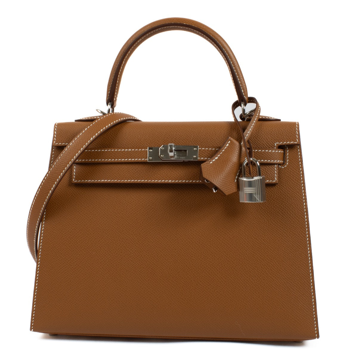 shop 100% authentic second hand Hermès Kelly 25 Epsom PHW on Labellov.com