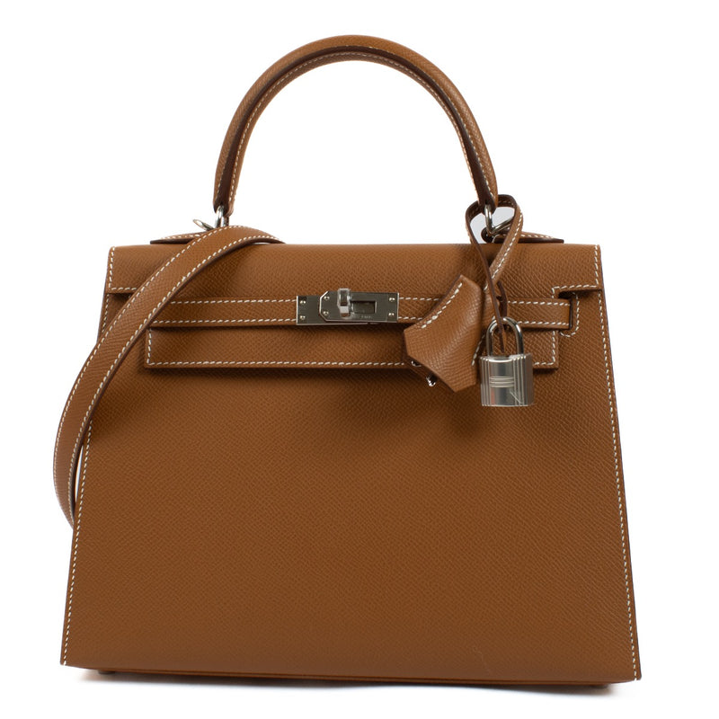 shop 100% authentic second hand Hermès Kelly 25 Epsom PHW on Labellov.com