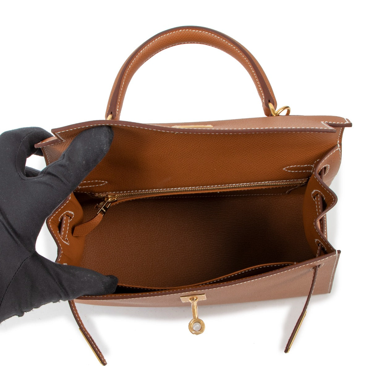 Hermès Kelly 25 Gold Epsom GHW
