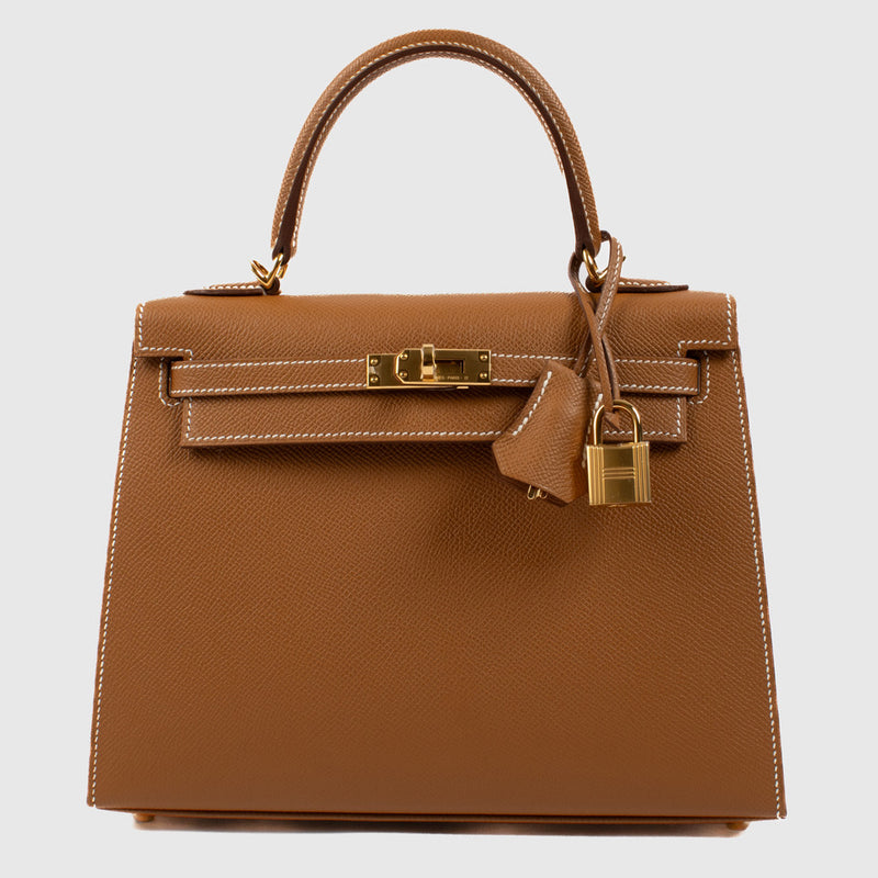 Hermès Kelly 25 Gold Epsom GHW