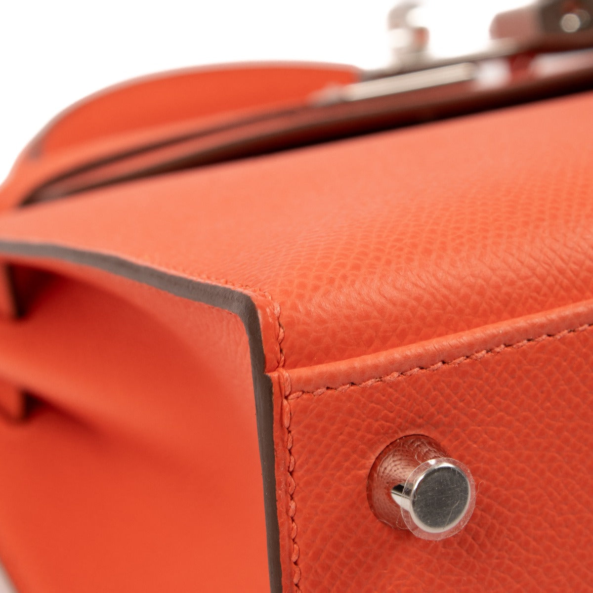 Hermès Kelly 25 Orange Field Epsom PHW